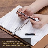 Нова стилна писалка с класически дизайн 24K позлатен фин писец и кутия, снимка 4 - Други - 40426907