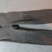 Wolford S/M сив фигурален чорапогащник, снимка 9 - Бельо - 39501654