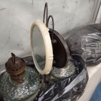 Две газови лампи със стъкла, снимка 2 - Декорация за дома - 36378791