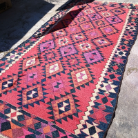 Ръчно тъкан килим, снимка 5 - Килими - 44806559