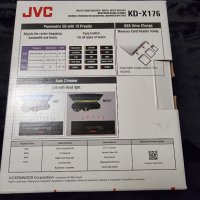 MP3 плейър за кола JVC, KD-X176, 4x50, USB, AUX, снимка 2 - Аксесоари и консумативи - 35840193