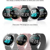 Качествен Дамски Спортен Смарт Часовник  Smart Watch, снимка 1 - Смарт часовници - 34141588