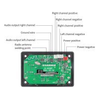 Mp3 player 2*3W за вграждане с BT 5.0 DC 5V/12V, 2*USB, MIC, SD, FM, CALL, снимка 3 - Аудиосистеми - 41245024