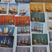 Лот от 29 бр. картички на платноходни кораби, снимка 3 - Филателия - 35973302