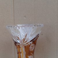 Кристална ваза бохемия, снимка 5 - Антикварни и старинни предмети - 41646294