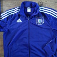 ADIDAS FC ANDERLECHT 2015/2016 TRACK JACKET - страхотно мъжко горнище, снимка 6 - Спортни дрехи, екипи - 42692899