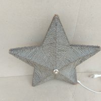 Стара лампа под формата на звезда 32см диаметър, снимка 3 - Други ценни предмети - 41547775