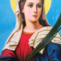 Икона на Света Лусия - закрилница на слепите ikona sveta lusia, снимка 2 - Икони - 18302420