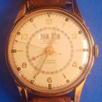 Швейцарски Часовник Dulux triplay - 1960 Ден, месец, дата, снимка 11 - Мъжки - 41020696