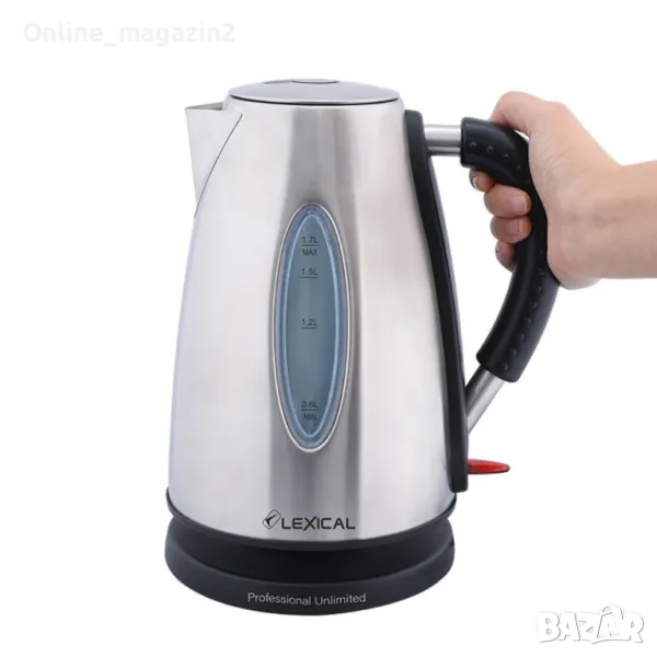 Електрическа кана от неръждаема стомана Lexical LEK-1410, снимка 1