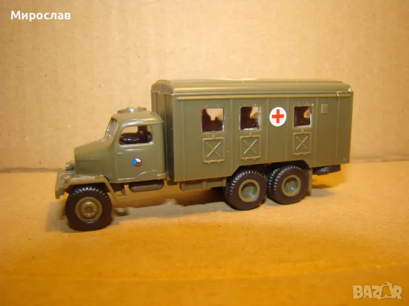 IGRA?? H0 1/87 PRAGA КАМИОН МОДЕЛ КОЛИЧКА ИГРАЧКА, снимка 1