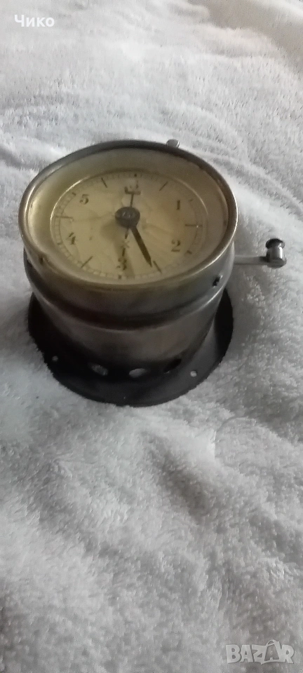 Стар бронзов корабен уред таймер, снимка 1