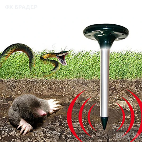 ПРОМОЦИЯ! Соларен уред против къртици и змии, снимка 1