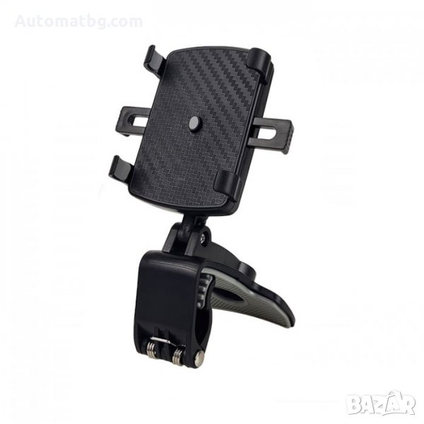 Стойка за телефон Automat, Поставка за смартфон, От 4 до 7 инча, Черна, снимка 1