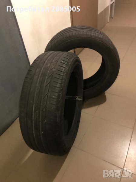Продавам 2 бр летни гуми Bridgestone 225/55 R17 97H , снимка 1