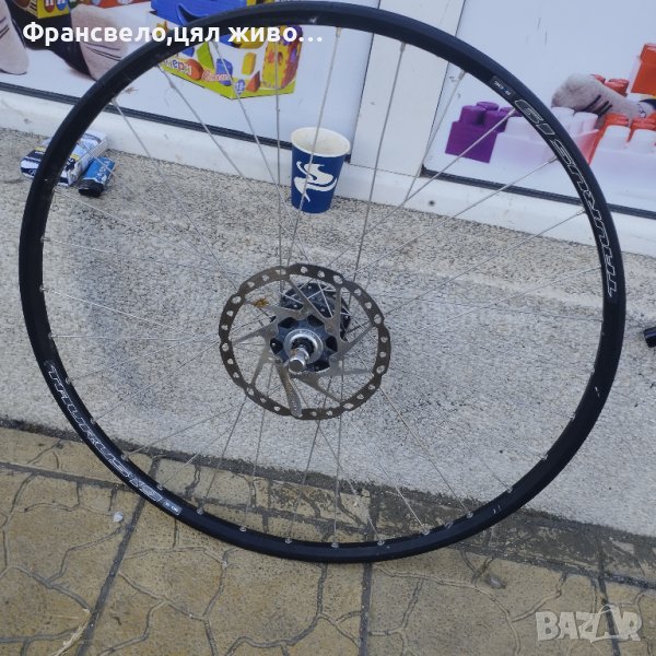 28 цола динамо капла с диск център лоок за велосипед колело , снимка 1