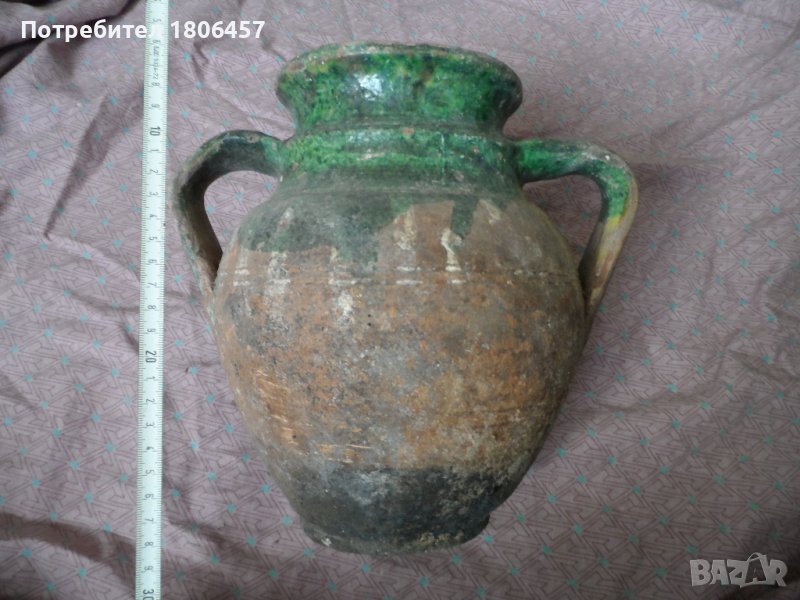старо глинено гърне, снимка 1