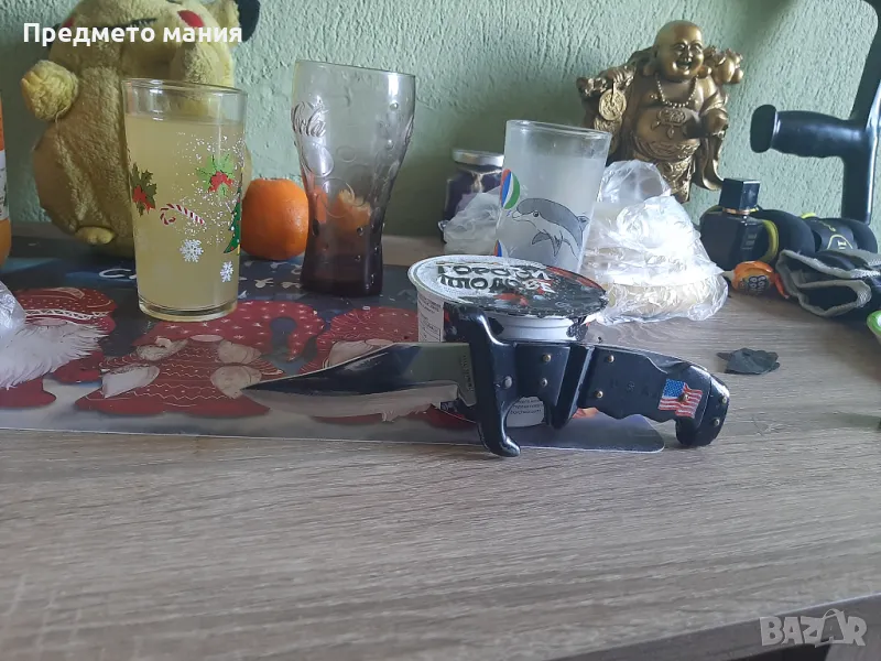 Сгъваем джобен нож, ножче ножка  USA, снимка 1