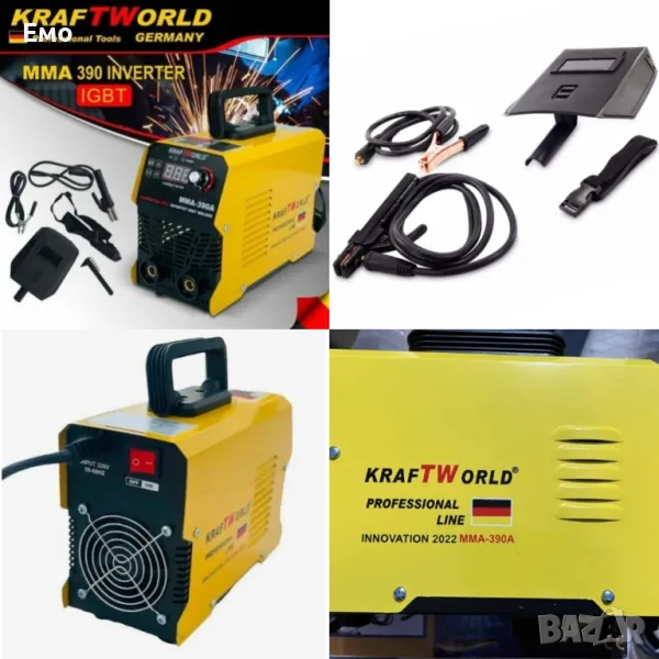 Инверторен електрожен KRAFTROYAL - Професионално заваряване с висока мощност, снимка 1