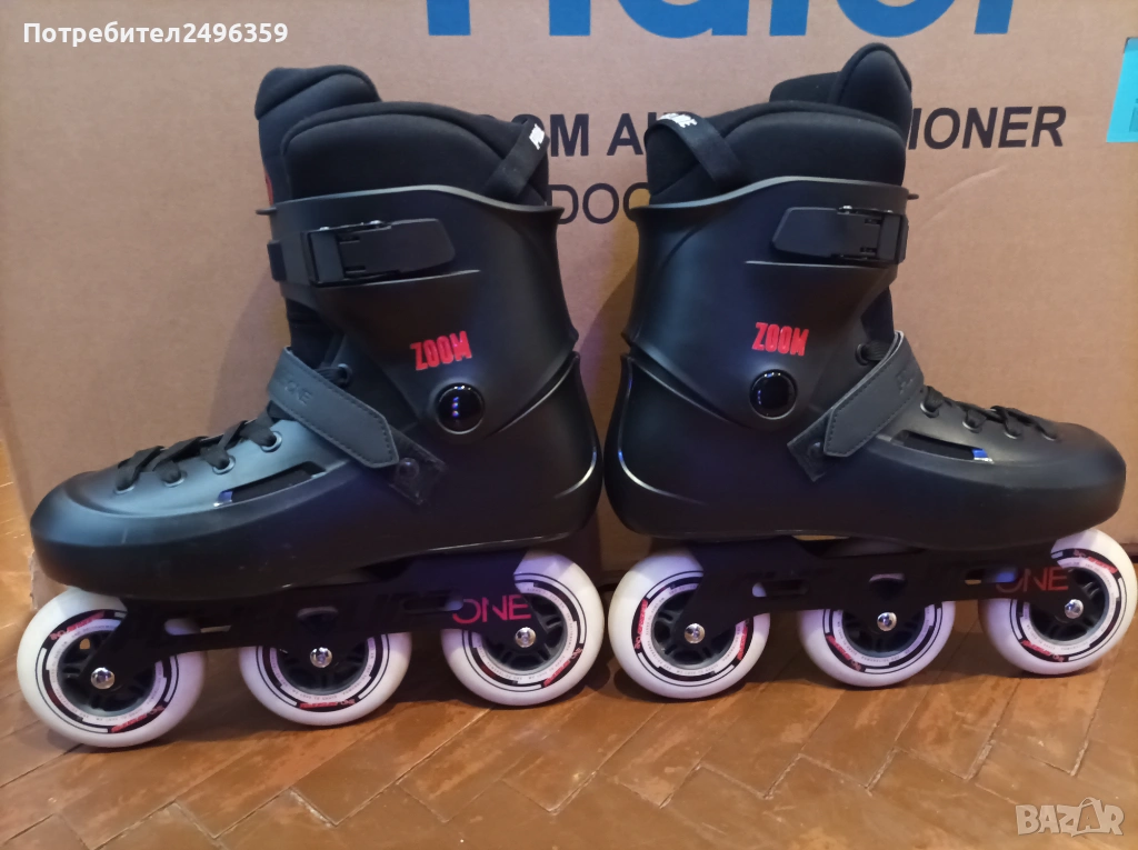 Ролери Powerslide One ZOOM Black 100, 43-44 номер, снимка 1