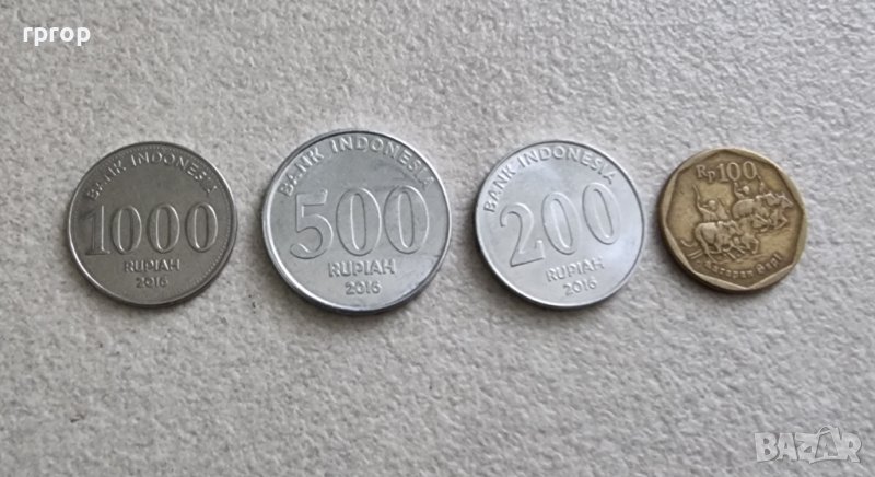 Монети. Индонезия. Рупии. 4 бр. 2016 година., снимка 1