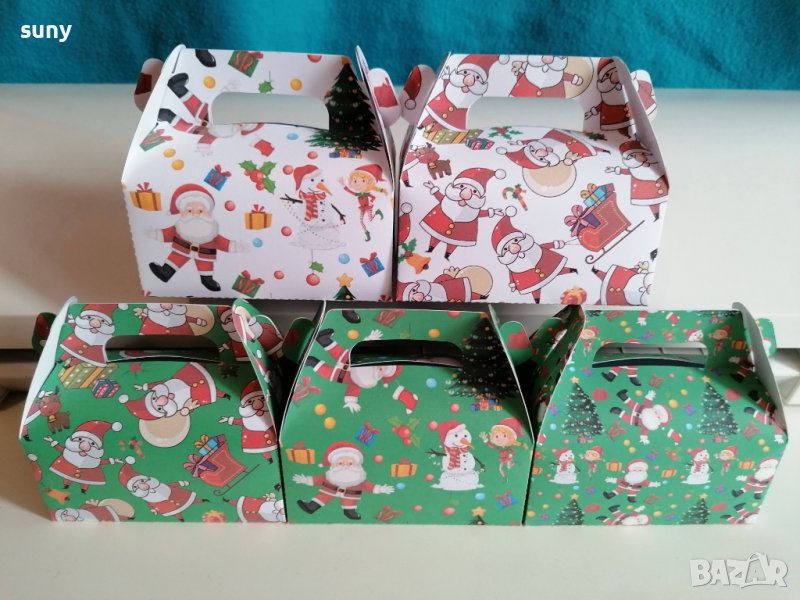 Коледни кутийки за подаръци и лакомства, снимка 1