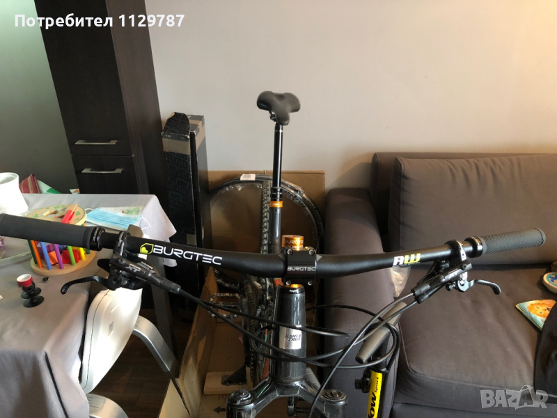 Кормило и лапа Burgtec Enduro, снимка 1