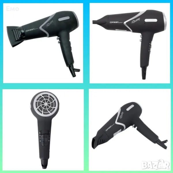 Сешоар - FIRST с мощност - 2200W и йонна функция, снимка 1