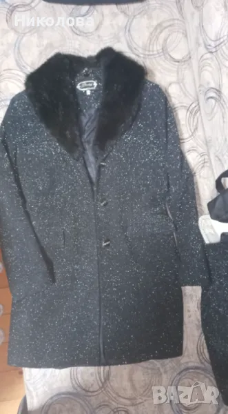 Официален дамски костюм „Данини“ — елегантен брокат за празничния сезон!, снимка 1