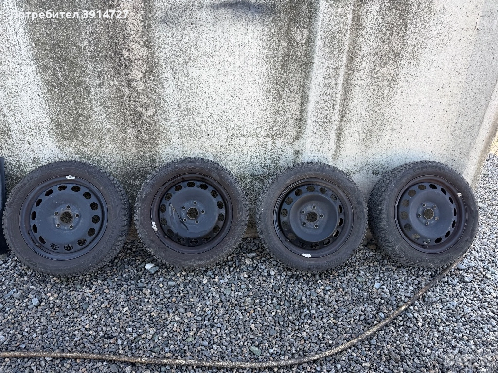 Джанти 5х112 с зимни гуми , снимка 1