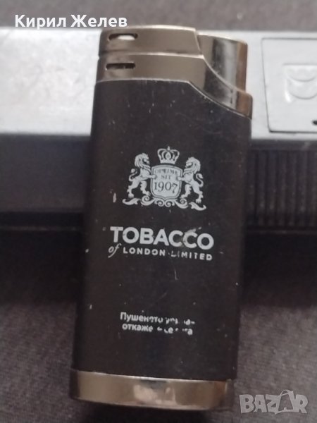 МОДЕРНА ЗАПАЛКА РАБОТИ МЕТАЛНА TOBACCO LONDON LIMITED МНОГО КРАСИВА СТИЛЕН ДИЗАЙН 34086, снимка 1