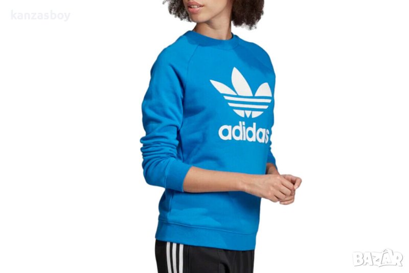adidas Trefoil Crewneck Sweatshirt - страхотна дамска блуза КАТО НОВА , снимка 1