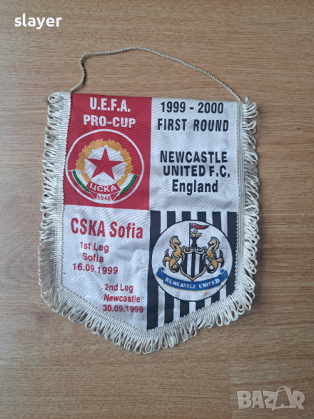 Флагче Цска-Нюкясъл Cska-Newcastle, снимка 1