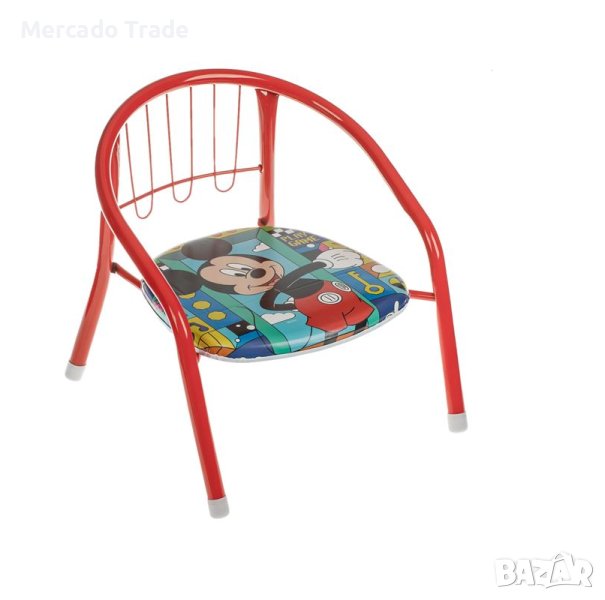Детски стол Mercado Trade, Метал, Мики Маус, Червен, снимка 1