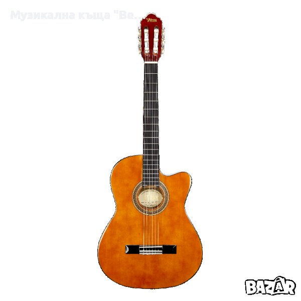 Класическа китара Valencia, Размер 4/4, Cutaway, Тънко тяло, снимка 1