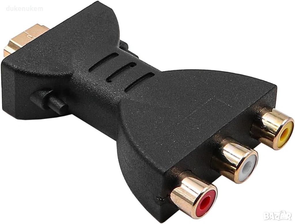HDMI към AV адаптер с поддръжка до 1080P, снимка 1