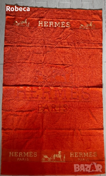 Луксозна плажна кърпа HERMES, снимка 1