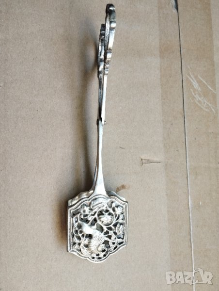 посребрена щипка за сервиране, снимка 1