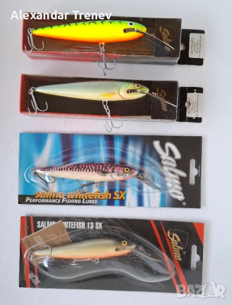 Воблери Salmo Whitefish-от старите, снимка 1