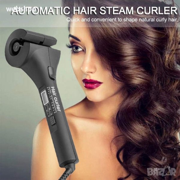 Автоматична преса за къдрици , керамична , LED дисплей , ГАРАНЦИЯ 12 МЕСЕЦА, снимка 1