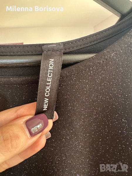 Рокля с блестящи частици oversize, снимка 1