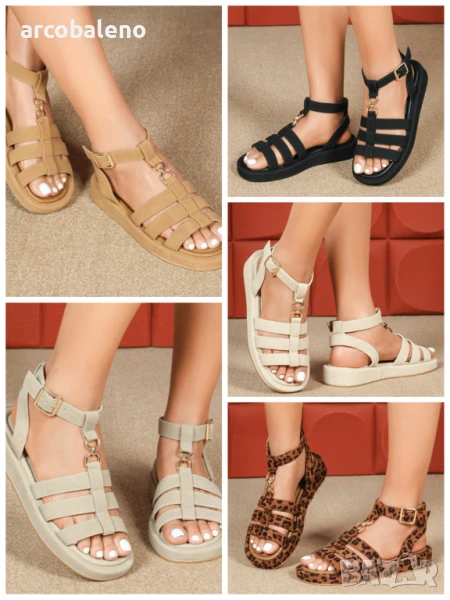 Дамски сандали на платформа, 5цвята , снимка 1