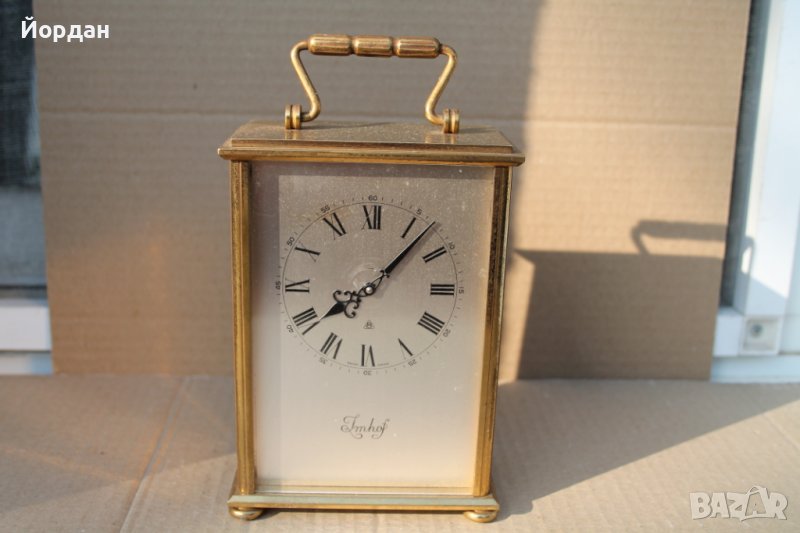 Масивен настолен Швейцарски часовник 8 дневен *, снимка 1