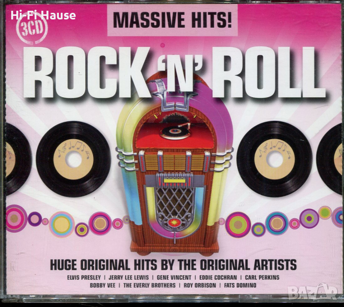 Massive Hits Rock n Roll-3 cd, снимка 1