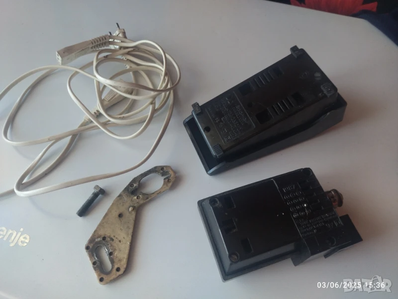 мотор педал кабел за шевна машина, снимка 1