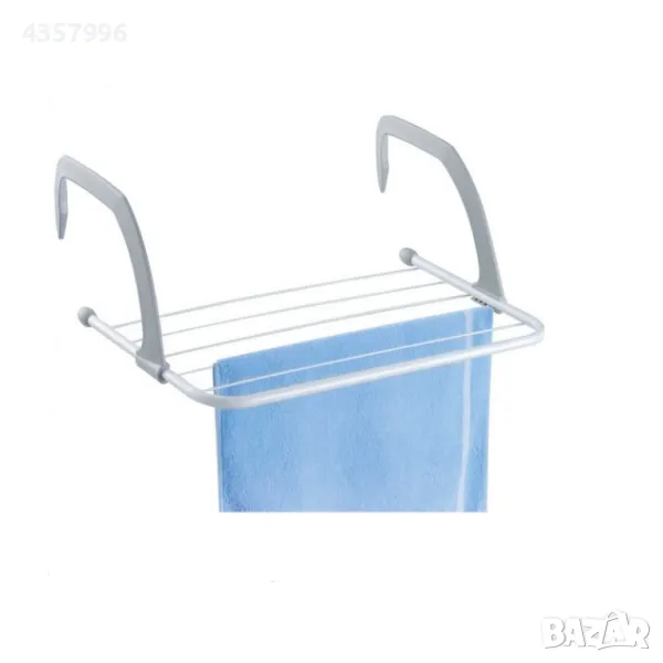 Сушилник за дрехи, За балкон, За радиатор, За домашна употреба, Бял , снимка 1