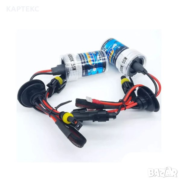 Крушки за ксенон H7 55W - 6000К, снимка 1