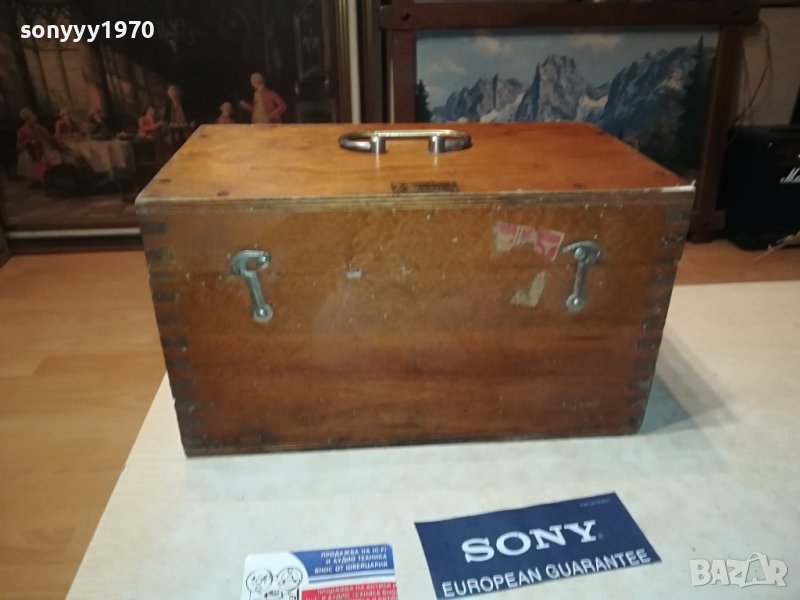 РЕТРО ДЪРВЕНА КУТИЯ 1975 СДЕЛАНО В СССР L2506231632, снимка 1