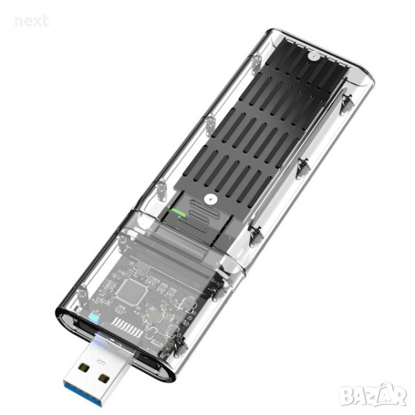 Кутия с USB за дискове M2 Sata SSD + Гаранция, снимка 1