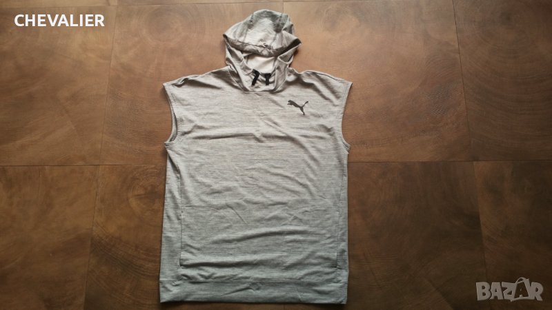 PUMA Active Training Men's Tech Fleece DRY CELL размер 52 / L потник с качулка 36-52, снимка 1